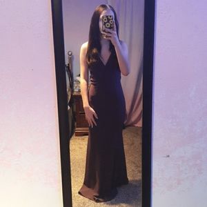 Dusty Purple Bodycon Prom Dress